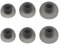 The Lord of the Tools 3 Pairs of 6pcs Ear Tips Compatible with Samsung Galaxy Buds 2 R177 Earphones Silicone Replacement Earbuds Tips Small/Medium/Large 3 Size, Black