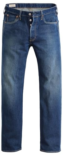 Levi's Herren Jeanshose 501 Original mit Knopfleiste, Straight Fit, It's Time to Go Stretch, W36/L30