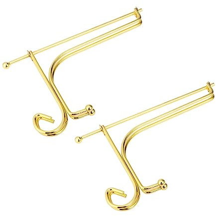 HOMSFOU 4 Foto-Staffeleiständer Eisenplattenständer Geschirrhalter Bilderrahmen Regal Geschirrkorb Verkaufsständer aus Eisen Kunsthandwerk Ausstellungsstand Staffelei aus Holz Halterung