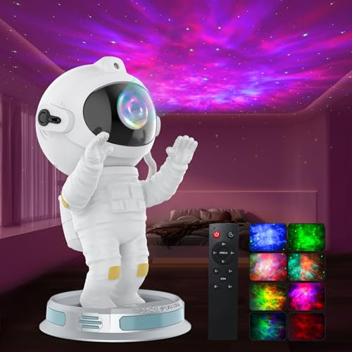 Proiettore di galassia, proiettore di stelle con nebulose colorate, proiettore spaziale per bambini e adulti, decorazione estetica, regalo per Natale e compleanni