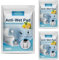 30 Stück WC-Bürsten Pads, Verhindern Sie Halten Sie das Halten Sie Bürstenbehälter hygienisch, Dass die WC-Bürste tropft, Packung WC-Bürsten Pads Hält den Erfrischt und reduziert Gerüche