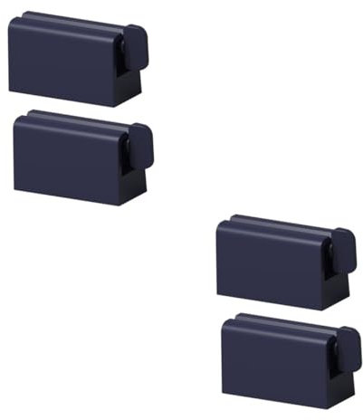 Healeved 2stücke Wandmontierter Zahnpasta-squeezer Aus Praktischer Für Zahnpasta Gels Und Cremes Einfach Zu Bedienen Ohne Bohren Stilvolles Design Steinblau Ein Aufgeräumtes Badezimmer