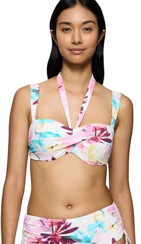 Triumph Summer Fleur DP Bikini Top, Rosa – Dark Combination, 46 Donna