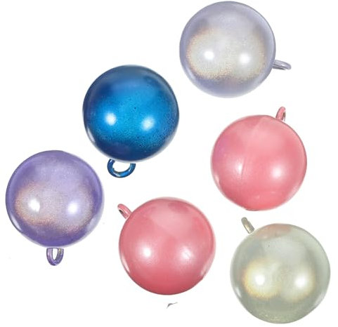 Cabilock 2 Sets 17 Mm Rund Im Japanischen Stil Zum Aufhängen Dekorationszubehör Zubehör für Glockenanhänger Dekorative Wasserglocken für Rucksack Kostüm Schlüsselanhänger 6 Stück