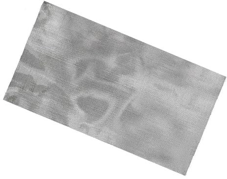 JWOO 1 Stück 500 Mesh-Filtergewebe aus Edelstahl, hochflexibles Maschengewebe, for Sieben von Materialien, Reparaturgewebe for die Metallfront(12 * 35 inch)