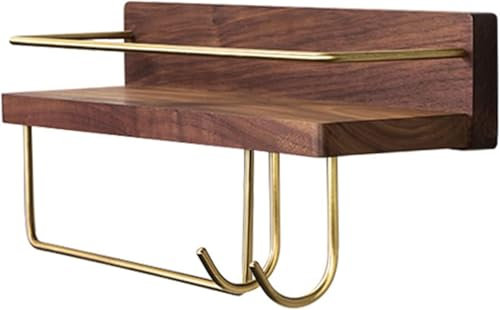 YXUANYZNB Porte-serviettes mural en bois massif