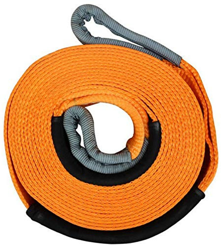 Corde de treuil synthétique 5m 5 tonnes de remorquage lourd for corde SUV Remorque de remorque véhicule Rescence Rovering corde Convient aux pièces automobiles lourdes 5 tonnes Protection contre l'eff