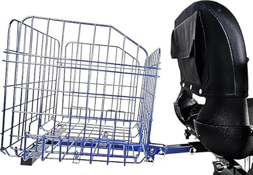Mobility Scooter XXL Folding Rear Basket, 60 x 40 x 30 cm, with Fitting Bracket