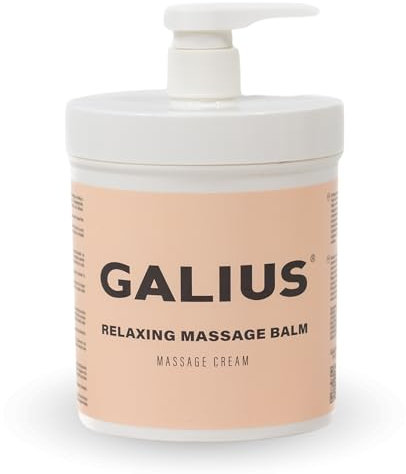 GALIUS - Bálsamo Relajante para Masaje con Ingredientes Naturales - Hidratación Profunda para Fisioterapia y Masajes Relajantes - Ideal para Masaje Muscular, Deportivo o Terapéutico - Alivio Total 1kg