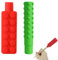 Kryzulax 2 Stück Kauaufsatz Stifte,Bleistift Topper Kauaufsatz Stifte,Gute Flexibilität Sensorisches Kauspielzeug,Silicone Pencil Topper,für das Zahnen von Babys, Autismus,Oral Motor,Angst Kinder