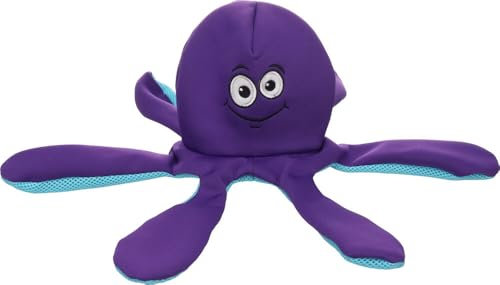 Flamingo Hundespielzeug Franne Oktopus Emoji – Lila – 57 cm | Schwimmfähig, strapazierfähig & unterhaltsam!