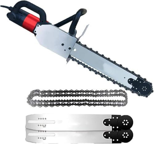 Scie à béton électrique 35 cm/48 cm, tronçonneuse à béton électrique, 7 800 W/8 800 W, alimentation en eau humide, dépoussiérage, avec pompe à eau, pour béton, barres d'acier, marbre,Depth35cm