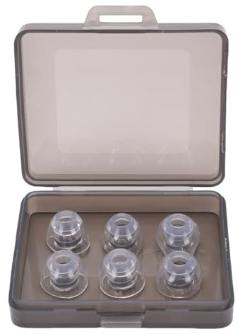 6-teilige Ersatz-Ohrstöpsel aus Flüssigem Silikon, Ohrstöpsel mit Geräuschunterdrückung, Kompatibel mit den Meisten In-Ear-Kopfhörern (Innenloch 4,5 Mm Bis 6,5 Mm)