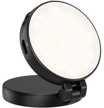 Niesel Selfie-Lampe | magnetisches Licht für Make-up – LED-Lampe Selfie tragbar – für Aufnahmen von Fotografie, Streaming, Live, Haus, Büro, Make-up