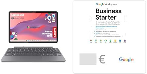 Lenovo Chromebook Duet 3 2-in-1 | 10,95 WUXGA Touch | Kompanio 838 | 4GB RAM | 128GB | ChromeOS | QWERTZ + Google Workspace Business Starter Gutschein