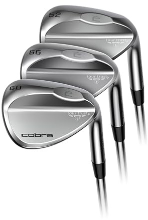 Cobra Tour Trusty Golf Wedge Set (Pack of 3) - Includes 52/56/60 Degree Wedges