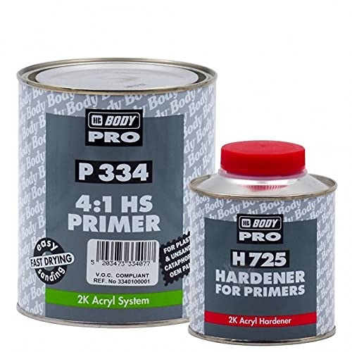 Aparejo HS P334 2K HBBody - Tamaño Envases 1,25 L (1 + 0,25), Colores Aparejo acrílico HS Blanco