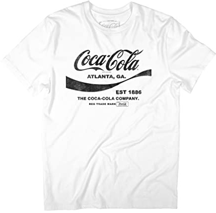 Coca Cola Drink 1886 Black Text Men's T-Shirt