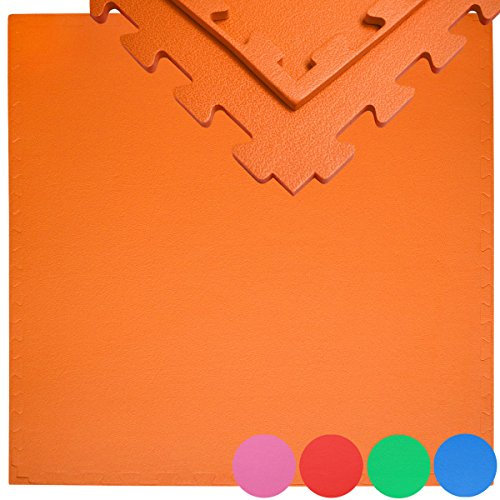 eyepower 12mm dick: 0.8qm Bodenschutzmatte Fitness 90x90 - Home Gym Sportmatte Puzzle - Matte Crosstrainer Kraftstation Laufband Matte Ergometer Zubehör - Yoga Matte Hantel Zubehör Matte Gewichte