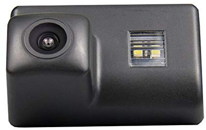 Misayaee Reversing Vehicle-Specific Camera Integrated in Number Plate Light License Rear View Backup camera for Peugeot 206 207 306 307 308 406 407 5008 Partner Tepee
