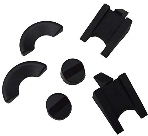 Acclaim Umpire Solid Rubber Bowling Measuring Wedges 2 Round 2.8 cm 2 Semi Circle 6cm Plus 2 x 6.5 cm x 2 cm x 4 cm Multi Angle Rubber