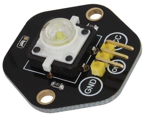 ExcLent Rm012/W Digital Push Button Mit Weißem Led-Indicator Light-Black