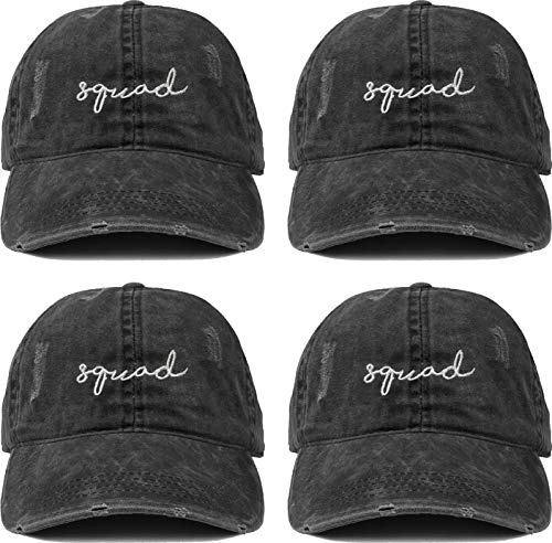 Funky Junque Dad Hat Unisex Baumwolle Low Profile Distressed Vintage Baseball Cap