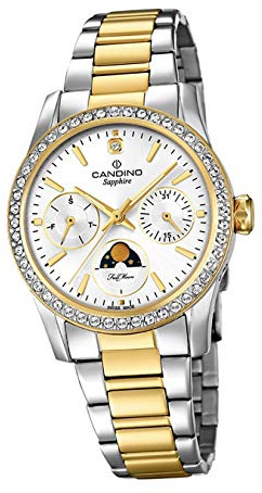 Candino Armbanduhr Damen C4687/1 Fashion Analog Edelstahl Uhr Silber D2UC4687/1 EIN Geschenk zu Weihnachten, Geburtstag, Valentinstag für die Frau