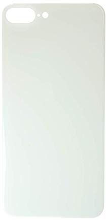 For iPhone 8 Plus Plain Glass Back Replacement in White