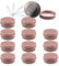 ZEOABSY 24 Pieces 15ml Rosa Pink Empty Round Aluminium Tins with Screw Lids Storage Jars Cosmetics Containers Pots for Candle Lip Balm Salve Powder Crafts with 6 Spatula