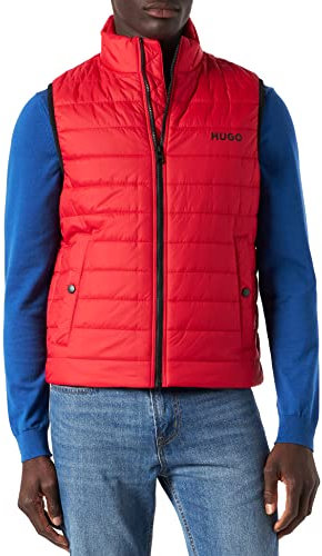 HUGO Men's Bentino2221 Down Vest, Open Pink693, L
