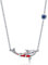Qings Collier Pendentif Koi Argent Sterling 925 Petit Animal Poisson Porte-Bonheur/Carpe Koï Cadeaux Anniversaire pour Femmes Filles