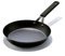 OXO Obsidian Pre-Seasoned Carbon Steel, 10 Frying Pan Skillet with Removable Silicone Handle Holder, Induction, Oven Safe, Black