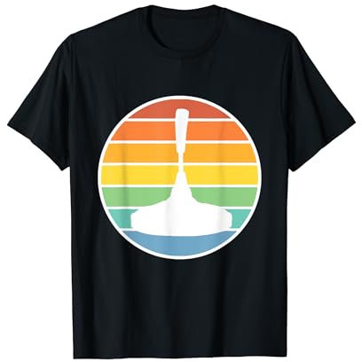 Eisstock Eisstockschießen Stockschütze vintage retro T-Shirt