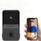 Campanello video senza fili, campanello collegato compatibile con Alexa Funziona con Google Assistant, campanello collegato senza fili 1080p con batteria, audio bidirezionale, PIR e visione notturna