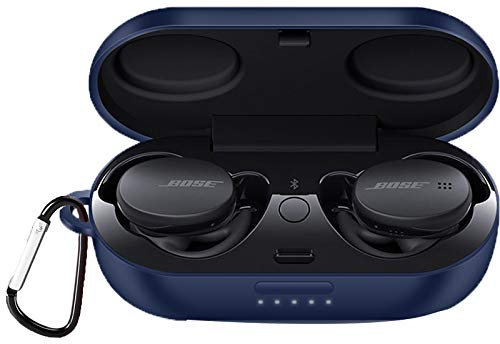 Compatible with Bose QuietComfort Earbuds Case, onetuo Silicone Case Cover Easy Carrying Protective Case Cover Compatible with Bose QuietComfort Noise Cancelling Earbuds (Blue)