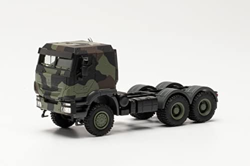 Herpa Iveco Trakker protégé 6x6 Tracteur Routier Flecktarn Forces armées