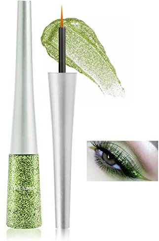 Boobeen flüssiger Glitzer-Eyeliner, schimmernd, wasserfest, wischfest, metallisch, 1 Stück (06#)