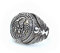 Skorpion Ring für Männer, Gothic Skorpion Schädel Ring, Vintage Skorpion Sternzeichen Sternbild Ring, Retro Skorpion Totem Amulett Ring, Halloween Biker Ringe, Punk Tier Schädel Schmuck(17.3)