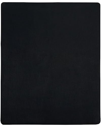 vidaXL Spannbettlaken Spannbetttuch Bettwäsche Betttuch Bettlaken Spannlaken Laken Spannleintuch Jersey Schwarz 180x200cm Baumwolle