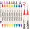 Acrylstifte für Steine Wasserfest Dual Tip Acrylic Painter Acryl Stifte 24 Farben Lackstift Acrylstifte kinder Stifte Steine Bemalen Holz Leinwand Kunststoff Metall Acryl Multimarker Bastelarbeiten