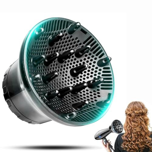 Universal Hair Diffuser Adjustable Hair Dryer Diffuser Professional Hairdryer Diffuser Suitable for 1.4 Inch to 2.6 Inch Salon Tool for Natural Curly Wavy Hair