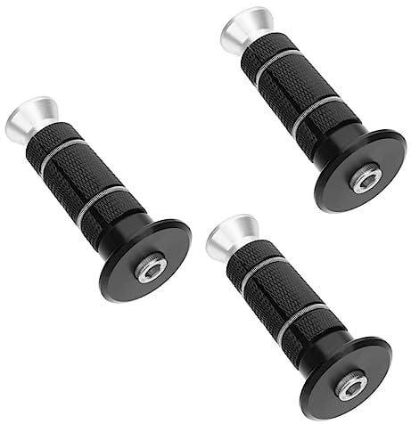 Holibanna 3pcs Bicycle Fork High Strength Nut Bolt Front Expander Plug Fork Expander Plug Bike Plug Lengthen Fork Expander Steerer Tube Expander Cap for Road Bike Stem Metal Earphone