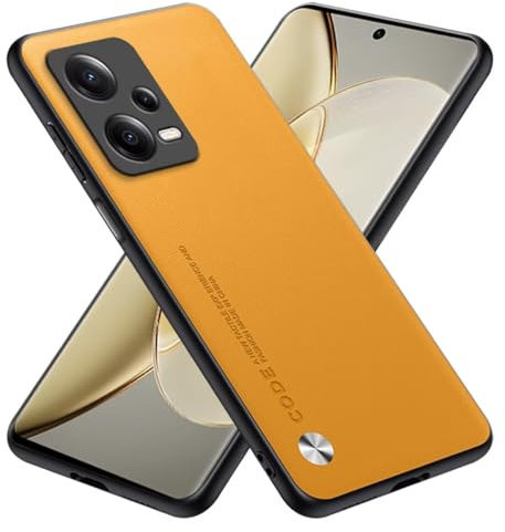 RankOne Funda Compatible con Redmi Note 12 Pro+ 5G / Redmi Note12 ProPlus (6.67) Carcasa Caso Cover Estuche - Amarillo