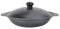 HOUSN Gusseisen-Wok mit Deckel, Antihaft-Pfanne, universell für mehrere Herde, geeignet für einzelne oder mehrere Personen, Kleiner Mini-Wok,Schwarz,18cm