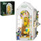 Millionspring Greenhouse Building Set with Led Lights,Flower Garden House Building Blocks Toy Greenhouse,Home, Bookshelf Décor,Valentines Day Birthday Gift for Kids Teens Adults(699PCS)