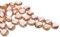 QUARKZMAN Perles de Verre, 36 Pièces, Gemmes Plates en Verre Transparent Rose 0,44 LB (0,67-0,87) Marbres en Verre Galets pour Remplissage de Vase, Décoration d'Aquarium, Artisanat DIY