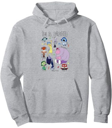 Pixar Inside Out 2 In A Mood Felpa con Cappuccio