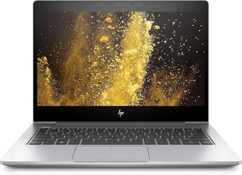 HP EliteBook 830 G5 13.3 FullHD Laptop “ Core i5-8250U (4 Cores, 3.40 GHz), 16GB DDR4, 256 SSD, Intel UHD Graphics 620, WiFi 11ac & BT 4.2, Windows 11 Pro - UK Keyboard layout - 3UP82ET (Renewed)