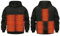 Herren Damen Beheizbarer Hoodie: Heated Beheizter Kapuzenpullover Heizung 5 Heizzonen 3 Temperaturregelung Plüsch Sweatshirt Kleidung (DE/NL/SE/PL, Alphanumerisch, S, Regular, Regular, Schwarz)